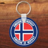 Emblem der Norwegen-Runde Schlüsselanhänger (Vorderseite)
