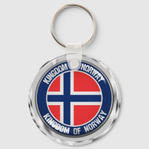 Emblem der Norwegen-Runde Schlüsselanhänger