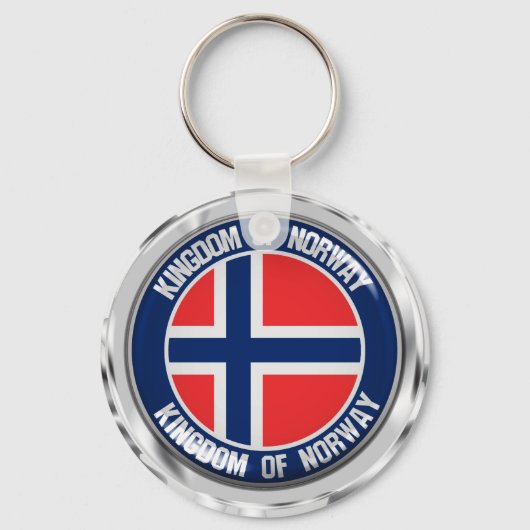 Emblem der Norwegen-Runde Schlüsselanhänger (Vorderseite)