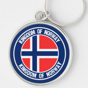 Emblem der Norwegen-Runde Schlüsselanhänger