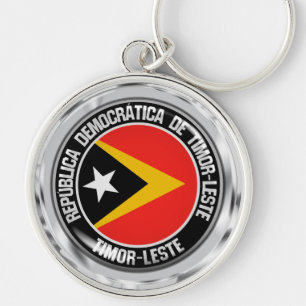 Emblem der Ost-Timor-Runde Schlüsselanhänger