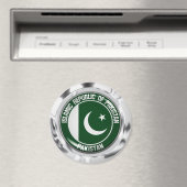 Emblem der pakistanischen Runde Magnet (In Situ (Geschirrspüler))