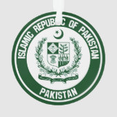 Emblem der pakistanischen Runde Ornament (Rückseite)