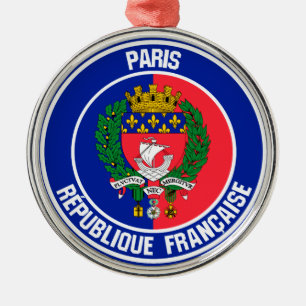Emblem der Pariser Runde Ornament Aus Metall