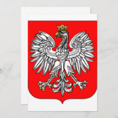 Emblem der polnischen Einladungen (Vorne/Hinten)