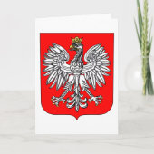 Emblem der polnischen Grußkarten Karte (Vorderseite)