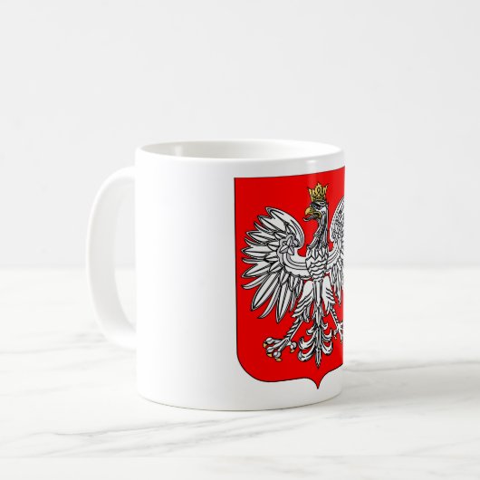 Emblem der polnischen Tasse (Vorderseite Links)
