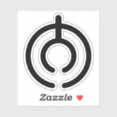 Emblem der Präfektur Oita (Ōita), Japan Aufkleber (Blatt)