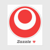 Emblem der Präfektur Okinawa, Japan Aufkleber (Blatt)