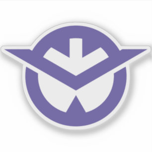 Emblem der Präfektur Tokama, Japan Aufkleber