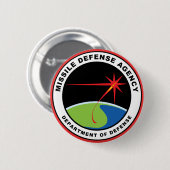 Emblem der Raketenabwehrbehörde Button (Vorne & Hinten)