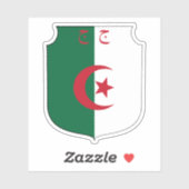 Emblem der Republik Algerien (1962-1971) Aufkleber (Blatt)