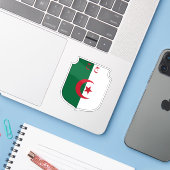 Emblem der Republik Algerien (1962-1971) Aufkleber (Laptop mit iPhone)