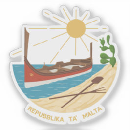 Emblem der Republik Malta (1975-1988) Aufkleber