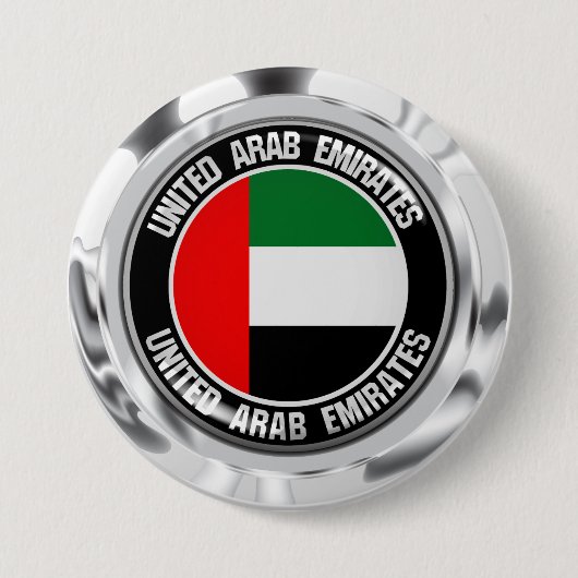 Emblem der Runde der Vereinigten Arabischen Emirat Button (Vorderseite)