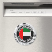 Emblem der Runde der Vereinigten Arabischen Emirat Magnet (In Situ (Geschirrspüler))