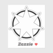 Emblem der Stadt Aomori, Aomori, Japan Aufkleber (Blatt)