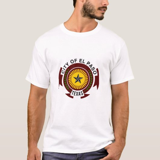 Emblem der Stadt El Paso, T - Shirt Texas (Vorderseite)