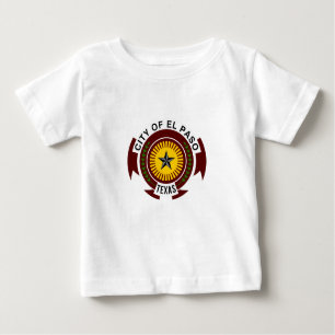 Emblem der Stadt El Paso, Texas Baby T - Shirt