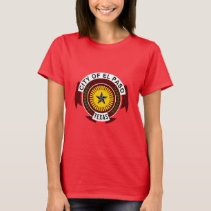 Emblem der Stadt El Paso, Texas T-Shirt