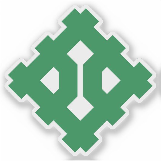 Emblem der Stadt Fukui, Fukui, Japan Aufkleber (Vorderseite)