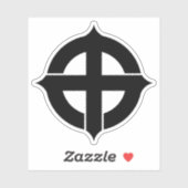 Emblem der Stadt Kagoshima, Kagoshima, Japan Aufkleber (Blatt)