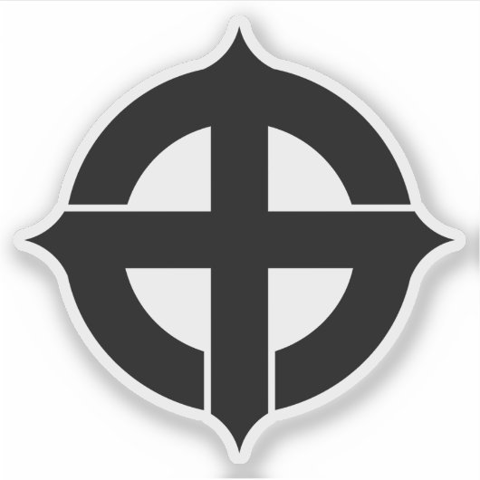 Emblem der Stadt Kagoshima, Kagoshima, Japan Aufkleber (Vorderseite)