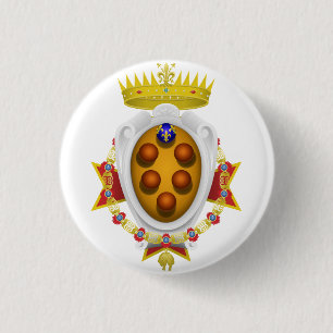 Emblem der Toskana Button
