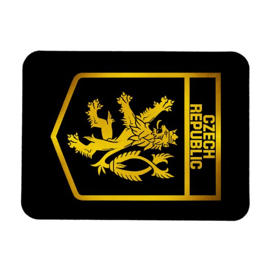 Emblem der Tschechischen Republik Magnet (Horizontal)