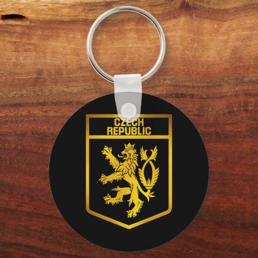 Emblem der Tschechischen Republik Schlüsselanhänger (Vorderseite)
