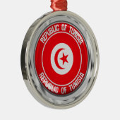 Emblem der Tunesischen Runde Ornament Aus Metall (Rechts)