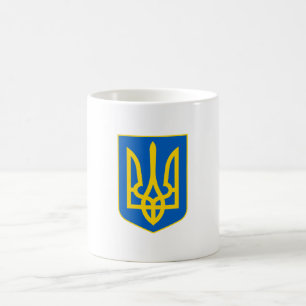 Emblem der Ukraine, ukrainischer Nationaler Zelens Kaffeetasse