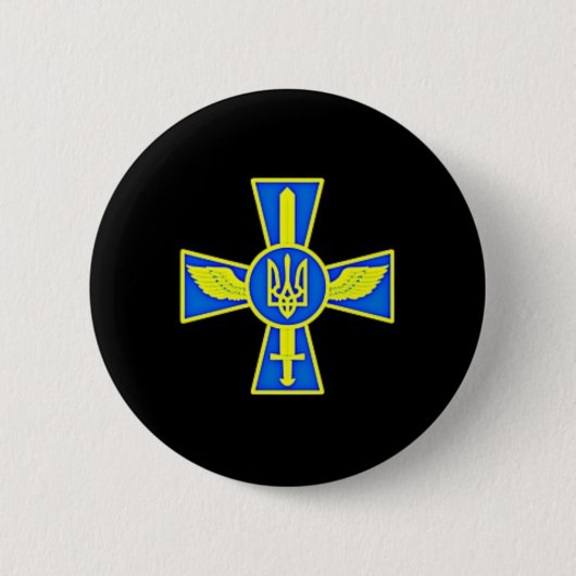 Emblem der ukrainischen Landstreitkräfte Ukraine A Button (Vorderseite)