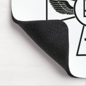 Emblem der ukrainischen Luftwaffe Ukraine Streitkr Mousepad (Ecke)