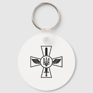 Emblem der ukrainischen Luftwaffe Ukraine Streitkr Schlüsselanhänger