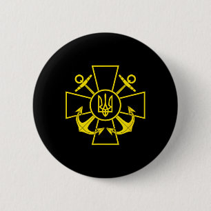 Emblem der ukrainischen Marine Ukraine Marine Stre Button