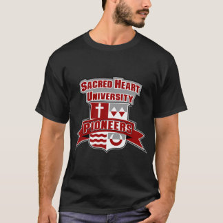 Emblem der Universität Sacred Heart T-Shirt