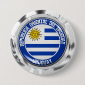 Emblem der Uruguay-Runde Button (Vorderseite)
