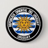 Emblem der Uruguay-Runde Button (Vorderseite)