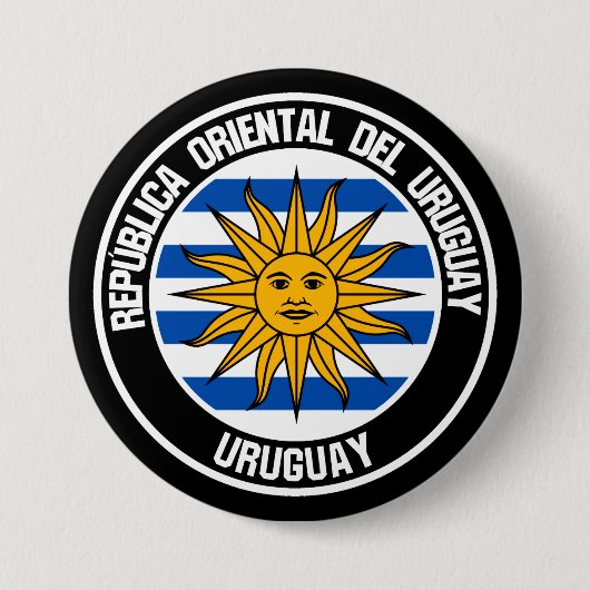 Emblem der Uruguay-Runde Button (Vorderseite)