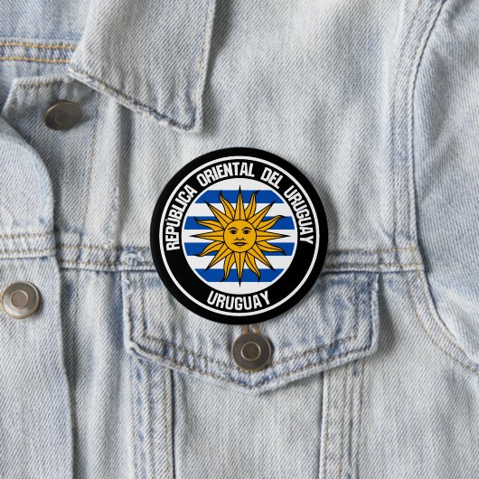 Emblem der Uruguay-Runde Button (Beispiel)