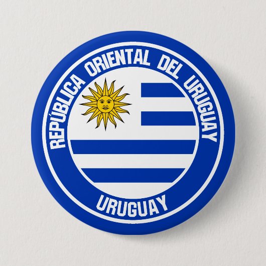 Emblem der Uruguay-Runde Button (Vorderseite)