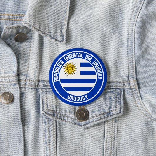 Emblem der Uruguay-Runde Button (Beispiel)