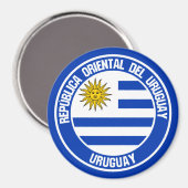 Emblem der Uruguay-Runde Magnet (Vorderseite/Rückseite)