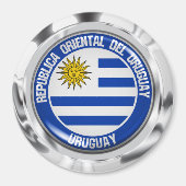 Emblem der Uruguay-Runde Magnet (Vorne)