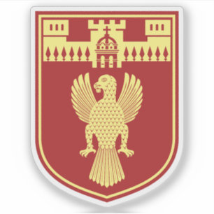 Emblem der Zauberei, Albanien Aufkleber