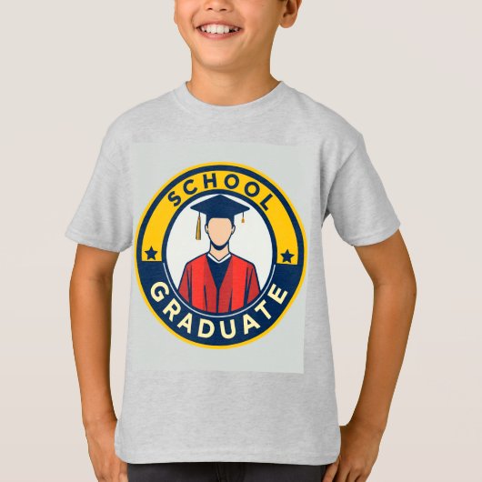 Emblem des Abschlusses T-Shirt (Vorderseite)