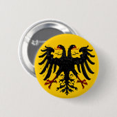 Emblem des Heiligen Römischen Reiches auf gelbem B Button (Vorne & Hinten)