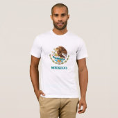Emblem des mexikanischen Eagle, Fahnenmode T-Shirt (Vorne ganz)