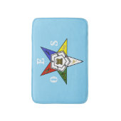 Emblem des Ordens des Eastern Star Badematte (Vorderseite Vertikal)